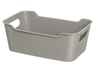 Корзинка универсальная Mango 1.5л 190х140х80мм  (серый)